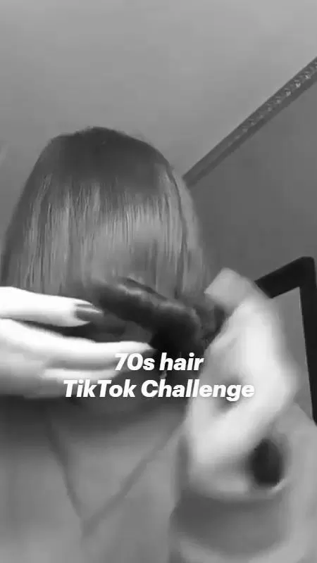 How to Do the 70s Hairstyle Tiktok photo 0