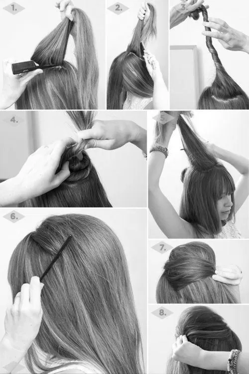 How to Make Puff Hairstyle Step by Step photo 0