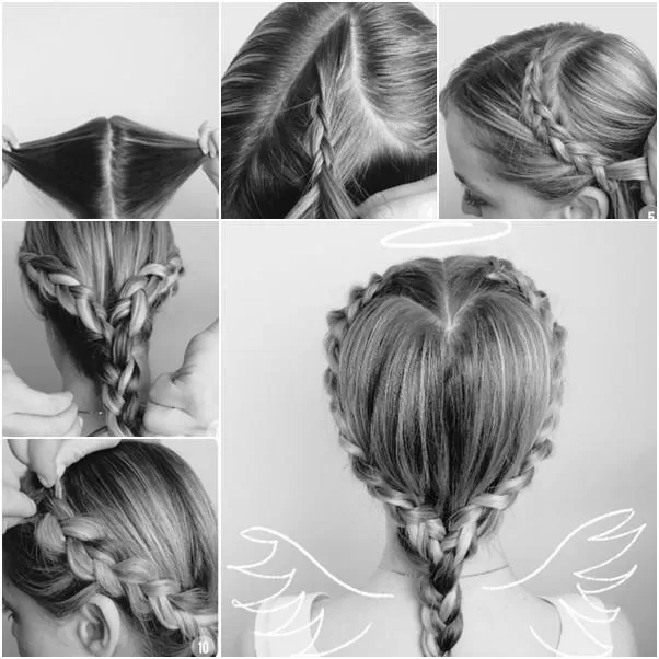 How to Make a Heart Shaped Hairstyle photo 0