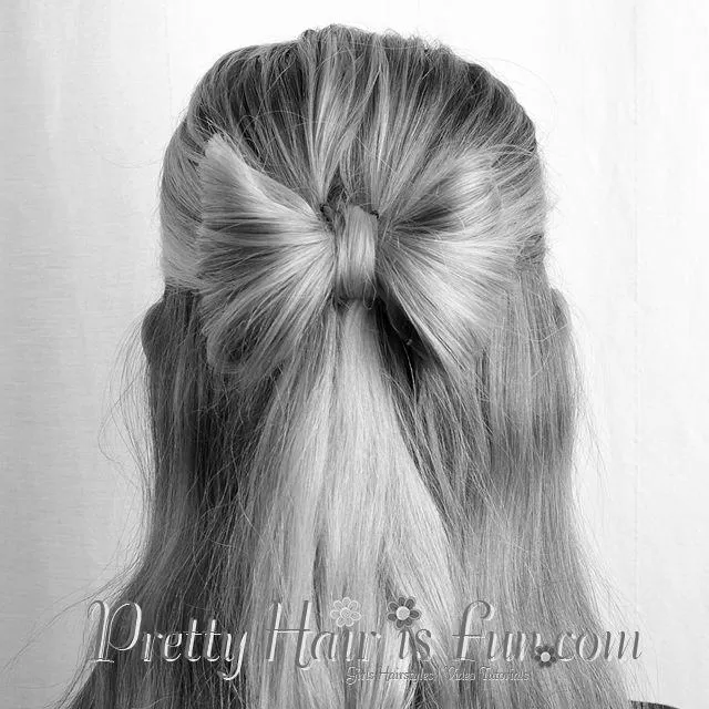 How to Do a Half Up Bow Hairstyle photo 0