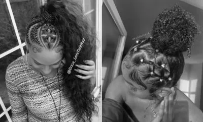 How to Do Criss Cross Hairstyle With Rubber Bands photo 0