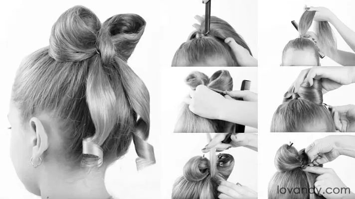 How to Make a Bow Hairstyle Step by Step photo 0